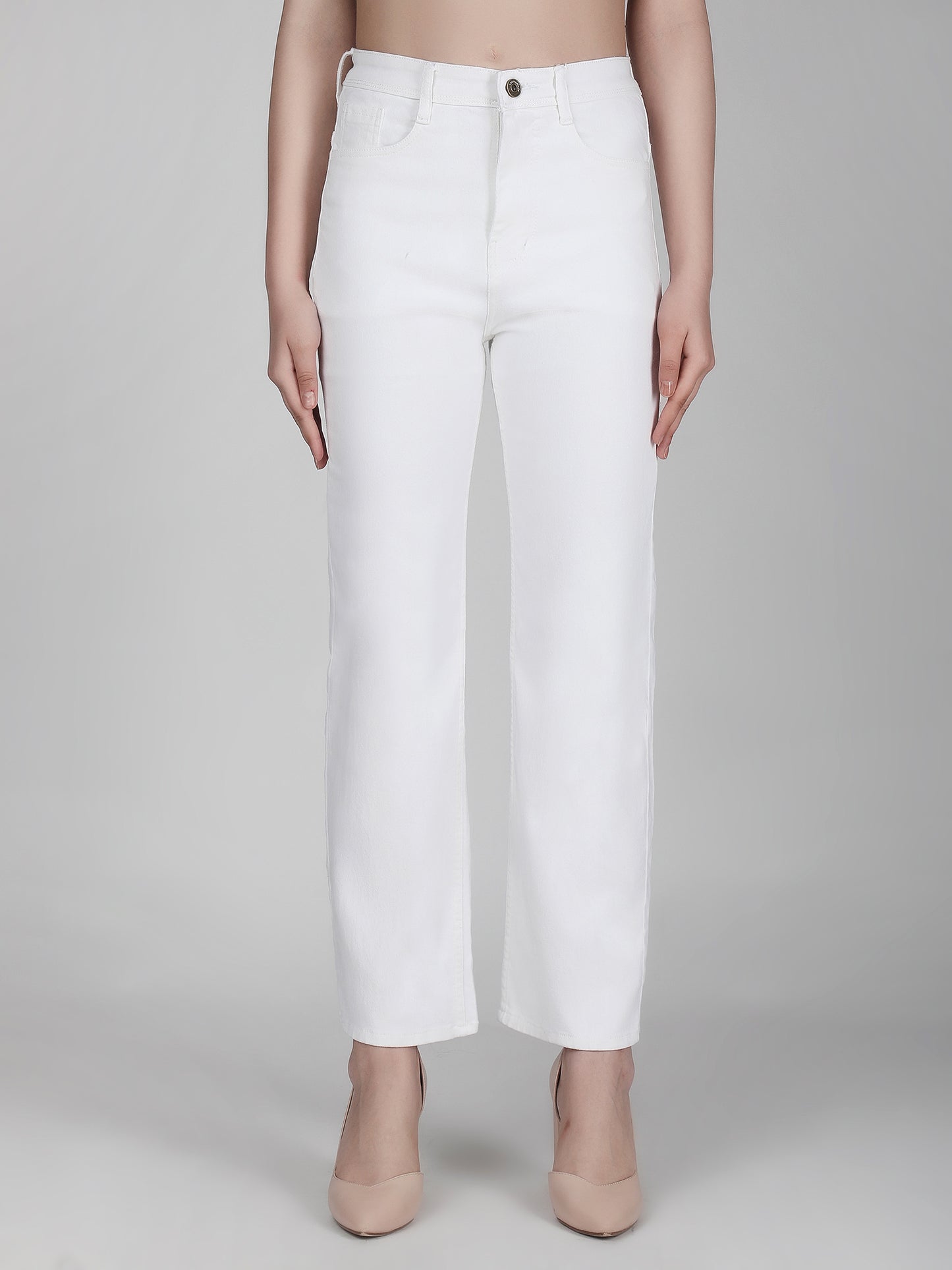 Boyfriend Jeans: White