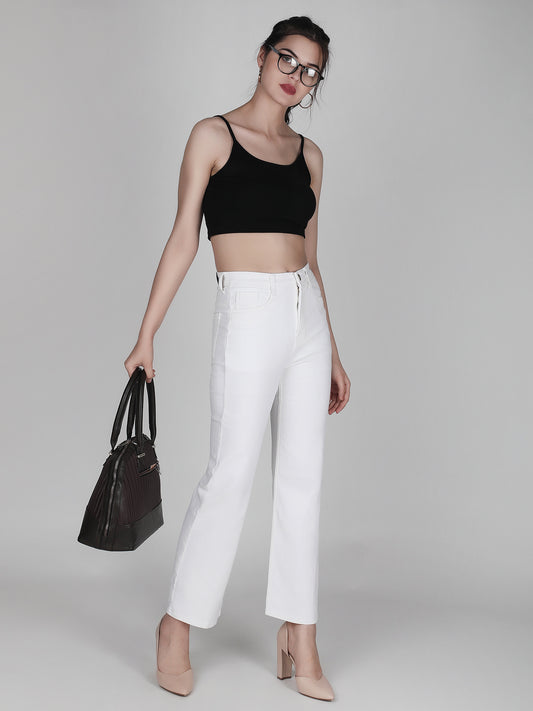 Boyfriend Jeans: White